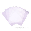 Film de fonction de protection du film PVC transparent